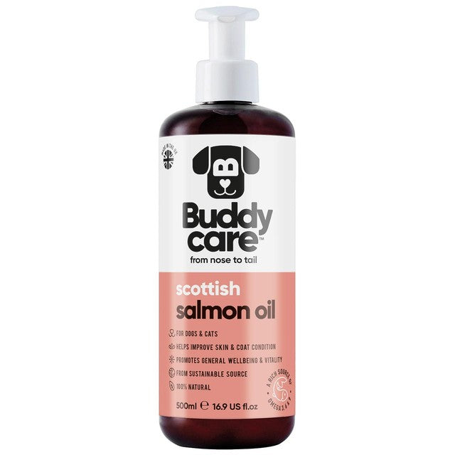 Buddycare Scottish Salmon Oil 500ml - British product