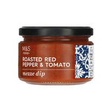 M&S Roasted Red Pepper & Tomato Mezze Dip 250g, imported from the UK