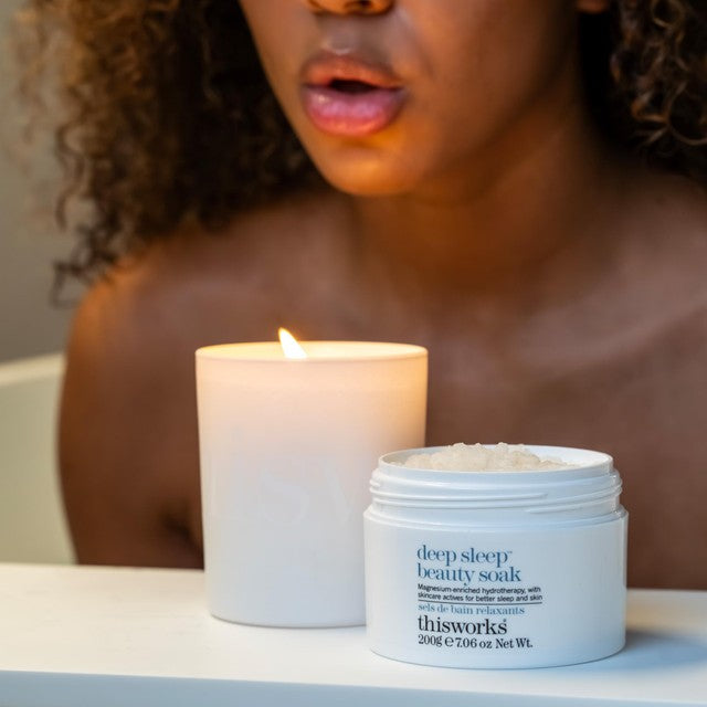 This Works Deep Sleep Beauty Soak bath salts, UK version