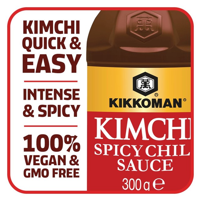 Kikkoman spicy chilli sauce for kimchi bottle, UK version