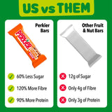 Perkier cacao orange protein bars 3x35g, imported from the UK