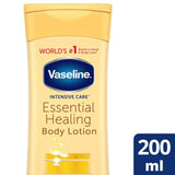 Vaseline Intensive Care Essential Healing Body Lotion Deeply Moisturises Dry Skin 200 ml