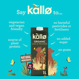 Kallo Organic Oat and Soya Protein Drink 1L, UK version
