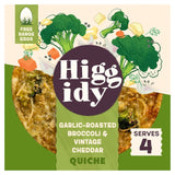 Higgidy roasted broccoli and vintage cheddar quiche 400g, UK version