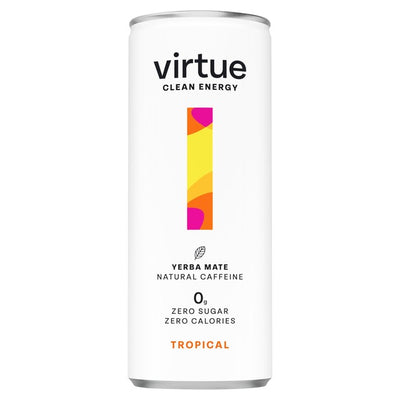 M&S Virtue Yerba Mate Tropical Clean Energy Drink 250ml- Buy online at McGrocer