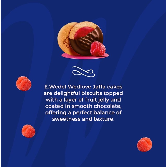 E. Wedel Raspberry Jaffa Cakes 147g (British brand)