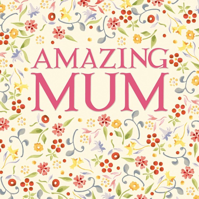 Woodmansterne Emma Bridgewater Mum Birthday Card 16cm x 16cm - British product