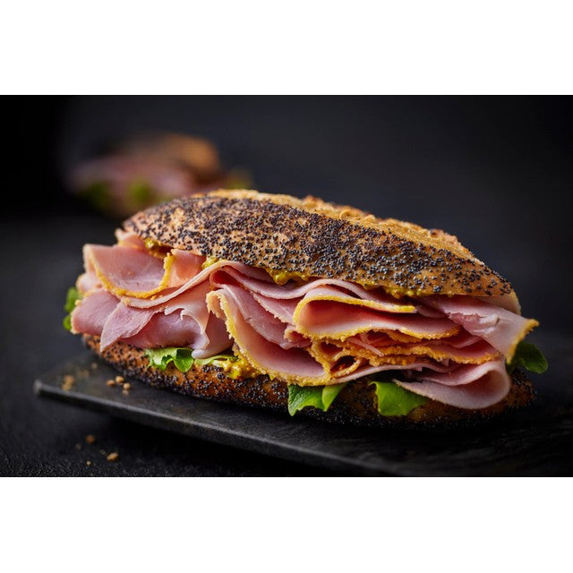 M&S British sliced breaded ham 125g, imported from the UK