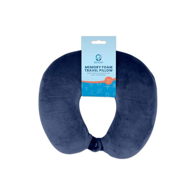 Gem Imports memory foam travel pillow 30x36x9 cm - British product