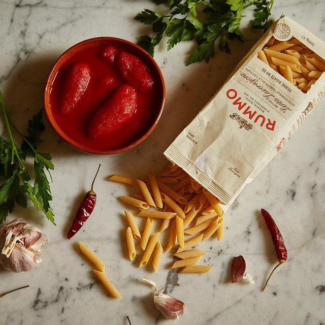 RUMMO Penne Rigate pasta 500g, imported from the UK