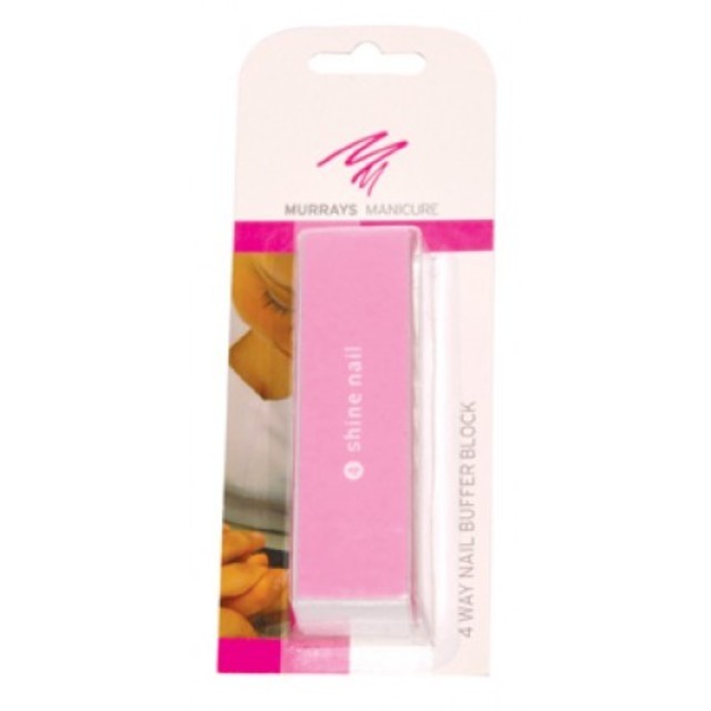 Murrays Manicure nail buffer block, imported from the UK