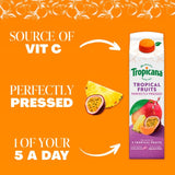 Tropicana tropical fruit juice 850ml (British brand)
