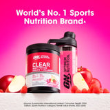 Optimum Nutrition Clear Whey Apple & Raspberry 240g, imported from the UK