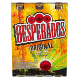 Desperados tequila flavoured lager beer 3 x 330ml bottles - British product