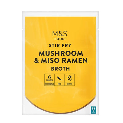 M&S M&S Mushroom & Miso Ramen Broth- Buy online at McGrocer