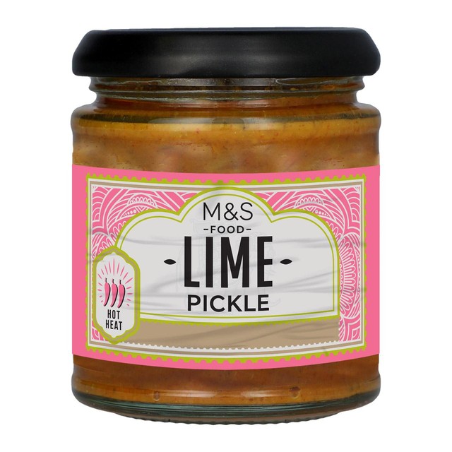 M&S lime pickle 180g, imported from the UK
