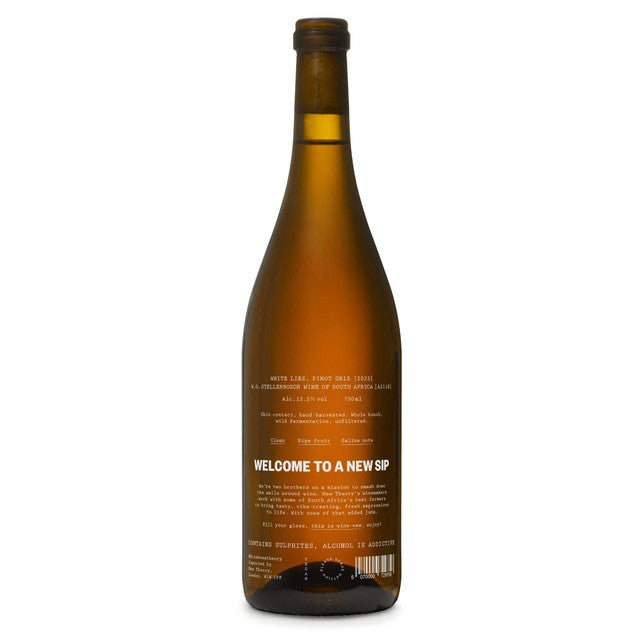 New Theory White Lies orange wine 75cl, imported from the UK