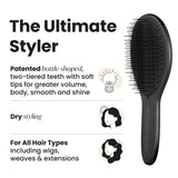 Tangle Teezer hairbrush black (British brand)
