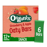 Organix strawberry apple soft oaty bars 6x23g , imported from the UK