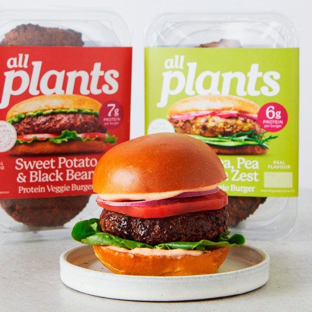 Plants chickpea veggie burger 2 x 180g - British product