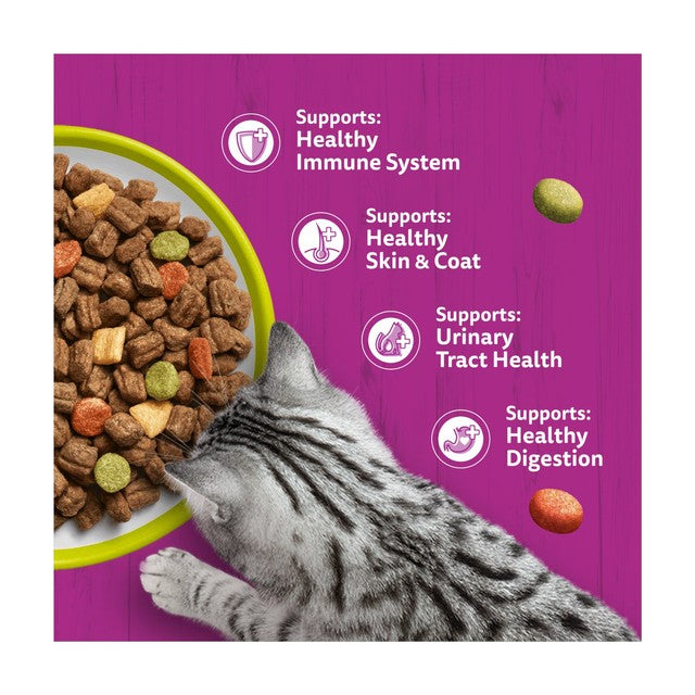 Whiskas dry cat food with lamb 825g (British brand)