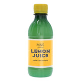 M&S lemon juice from concentrate 250ml, imported from the UK