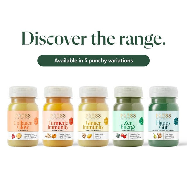 PRESS Healthfoods Ginger Immunity Shot (British brand)