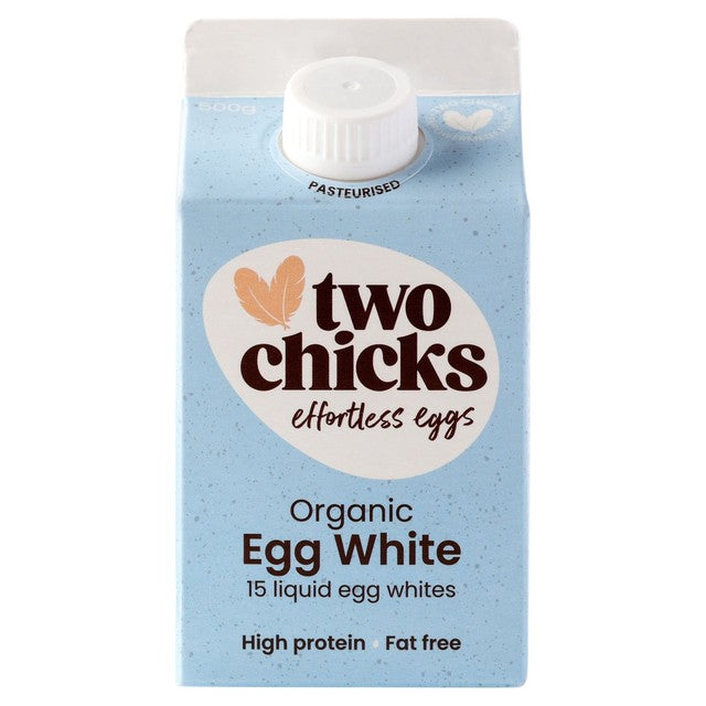 Two Chicks organic liquid egg white 500g (British brand)