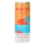 M&S Aperitivo Spritz bitter orange flavour 250ml, imported from the UK