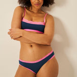 Stripe & Stare knicker three pack Midnight Neon L (British brand)