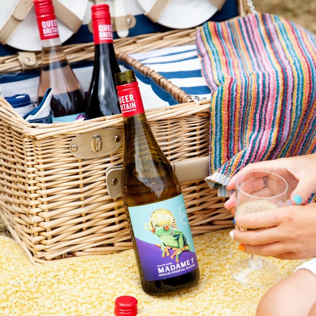 Madame F white wine Viognier Colombard Muscat blend 75cl, imported from the UK