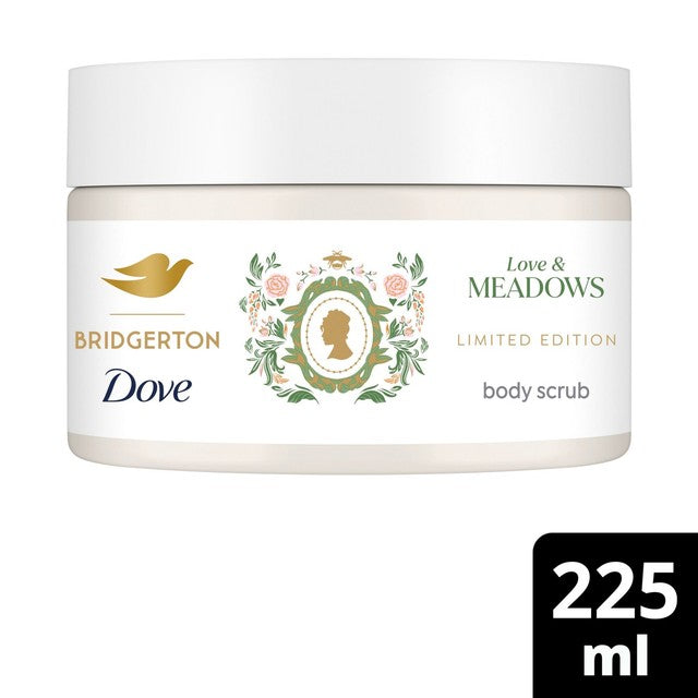 Dove Bridgerton Love & Meadows body scrub (British brand)