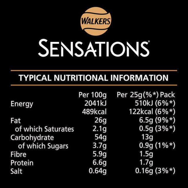 Sensations Thai sweet chilli crisps multipack (British brand)