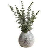 M&S artificial eucalyptus in ceramic pot, green, imported from the UK