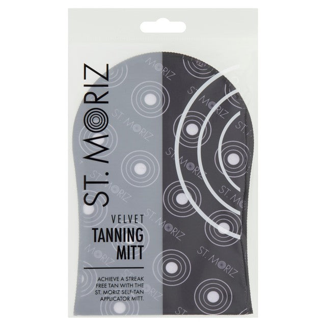St Moriz velvet tanning mitt (British brand)