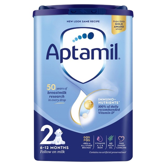 Aptamil follow on milk formula powder 6-12 months 800g - British product