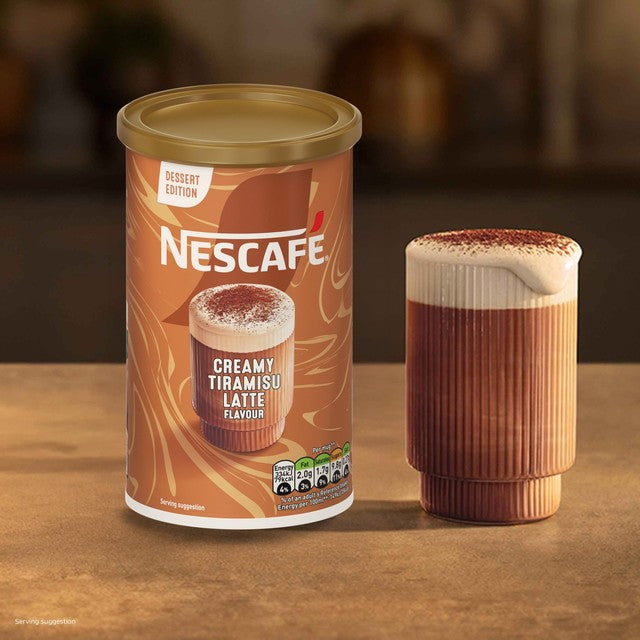 Nescafe Latte Tiramisu frothy coffee powder 260g, imported from the UK