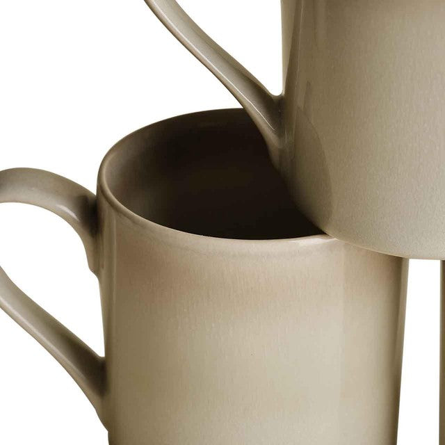 M&S Amberley reactive glaze mug set natural - British product