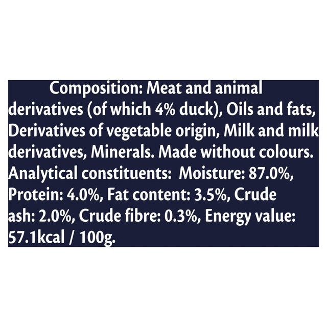 Felix duck liquid cat treat 4 x 10g - British product