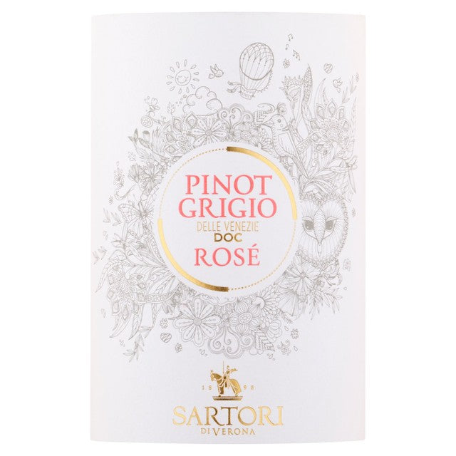 Sartori Pinot Grigio Blush wine 75cl (British brand)