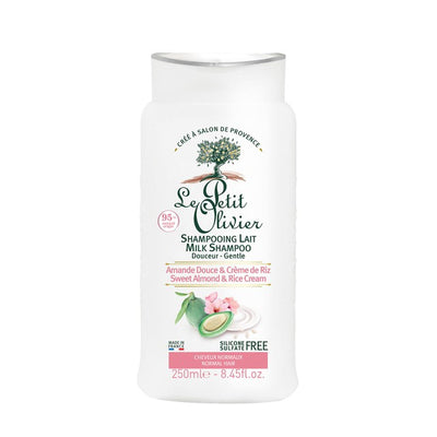 M&S Le Petit Olivier Gentle Milk Shampoo Sweet Almond & Rice Cream 250ml- Buy online at McGrocer