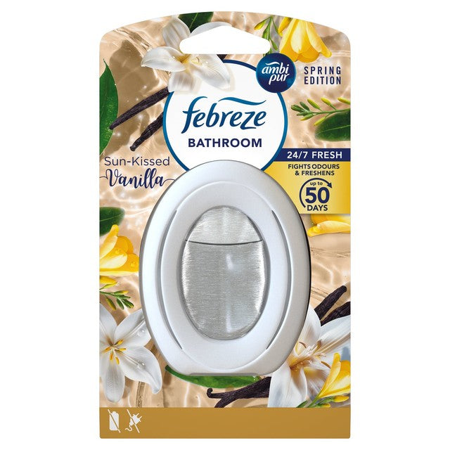Febreze Bathroom Air Freshener Sun-Kissed Vanilla - British product