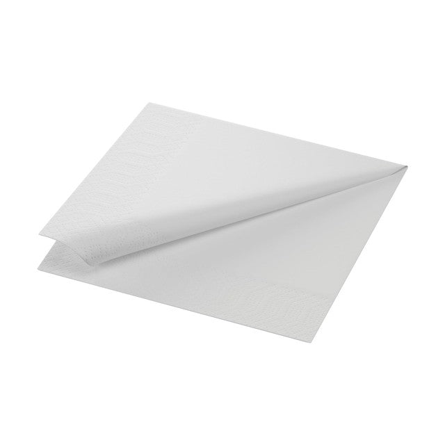 Duni white compostable paper napkins 125 pack (British brand)