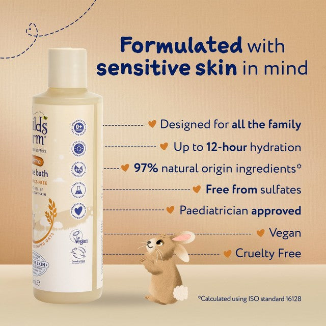 Childs Farm Fragrance-Free Bubble Bath 250ml - British product