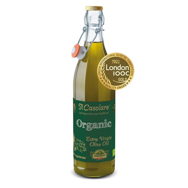 Il Casolare unfiltered organic extra virgin olive oil 750ml, UK version
