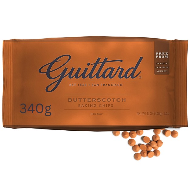 Guittard butterscotch baking chips 340g, UK version