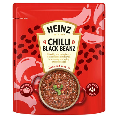 M&S Heinz Chilli Svarte Bønner Familiepakke Meksikansk-stil Bønnemåltid 550g- Kjøp på nett hos McGrocer