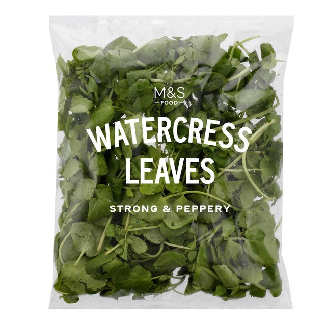 Marks & Spencer washed ready to eat watercress 80g - British product