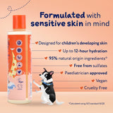Childs Farm Sweet Orange Bubble Bath, imported from the UK