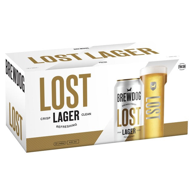 BrewDog Lost Lager 440ml multipack - British product